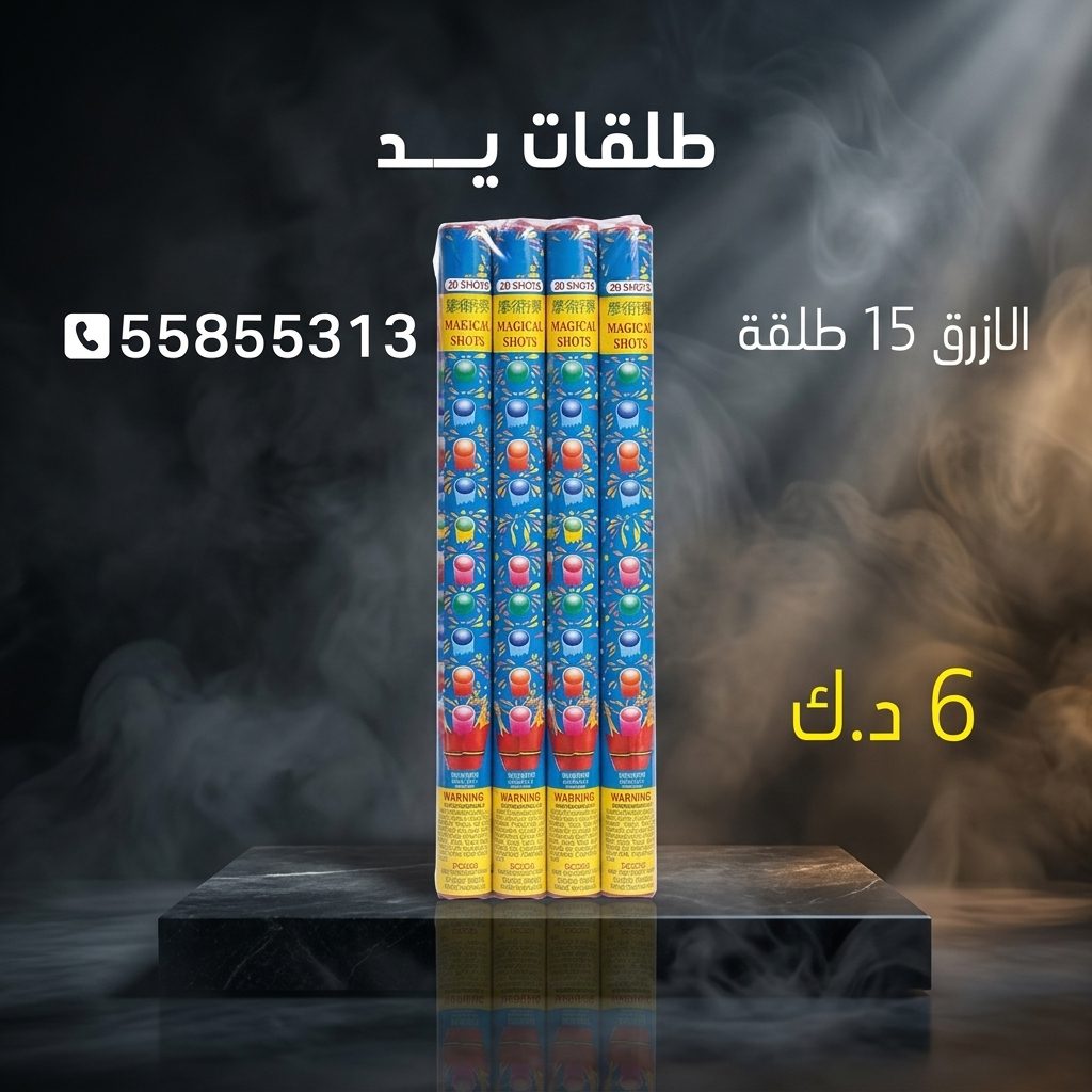 طلقات الازرق من جراغي الكويتي