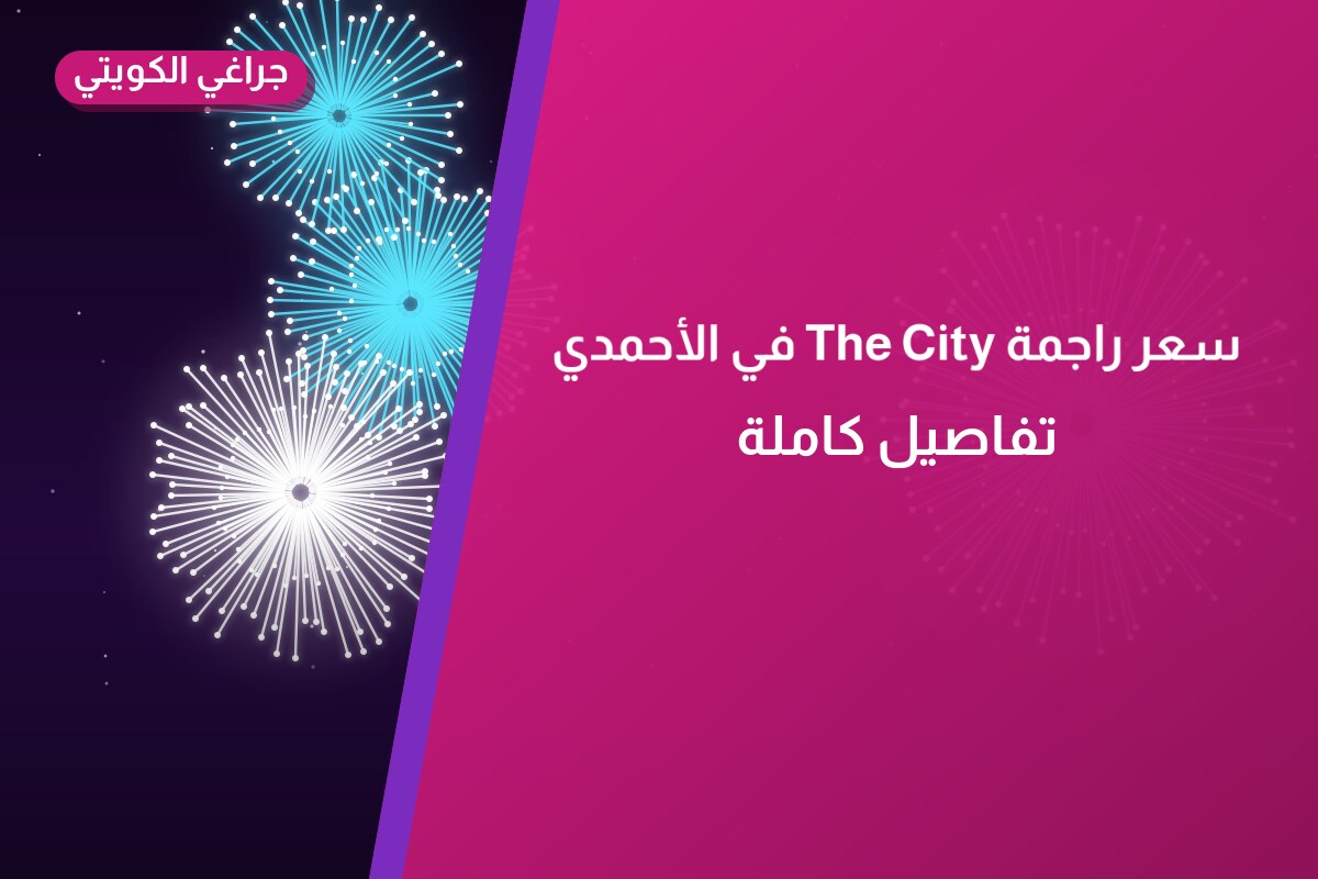 سعر راجمة The City: السعر والاستخدام الآمن وأفضل المناسبات