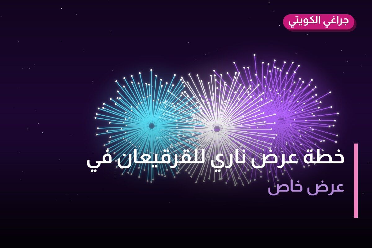 خطة عرض ناري للقرقيعان في الكويت